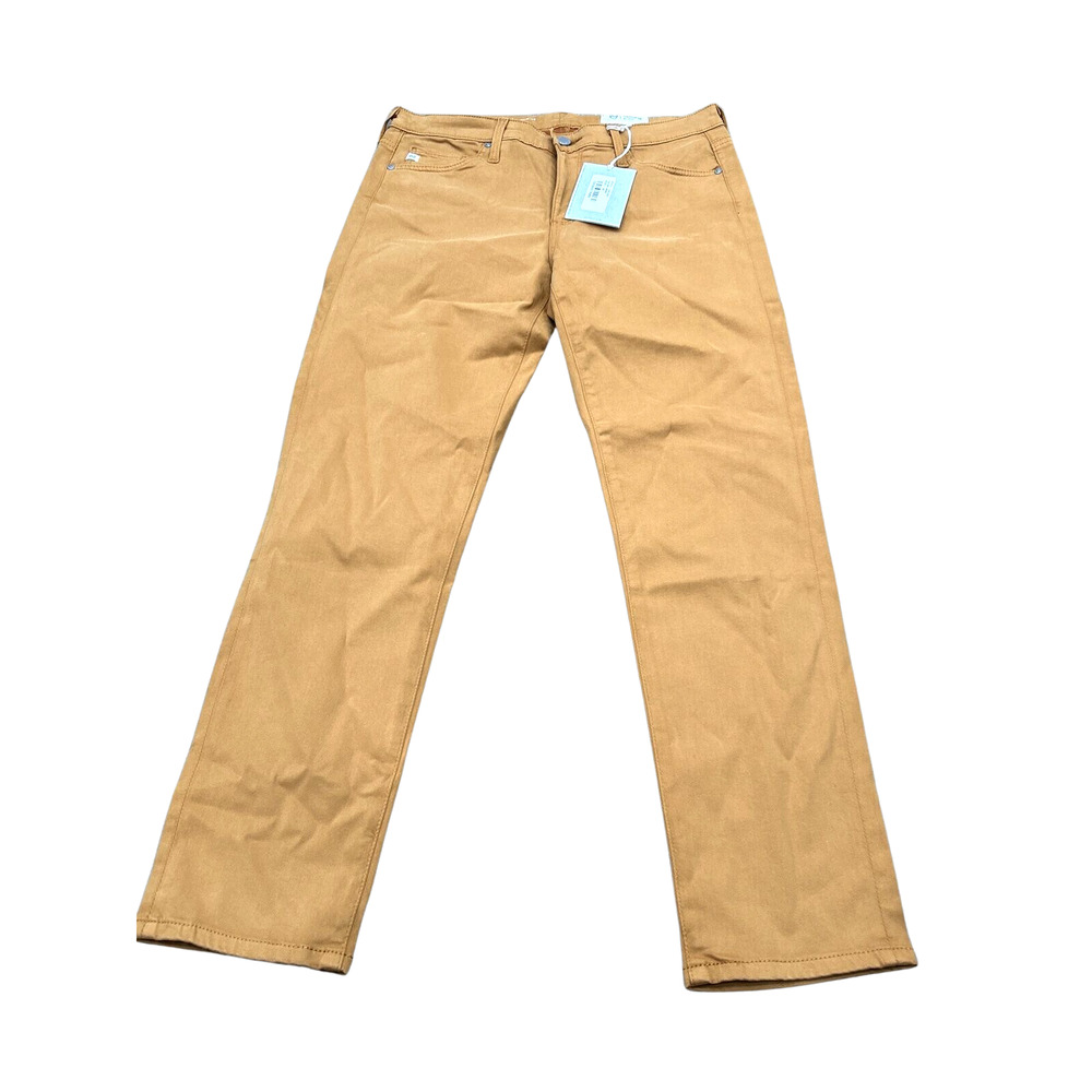 Adriano Goldschmied 28 Prima Crop Cigarette Leg Stretch Sateen Jeans Moro NWT